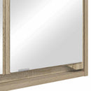 vidaXL Fürdőszobai tükörszekrény Sonoma tölgy 60 x 20 x 60 cm Faanyag