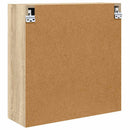 vidaXL Fürdőszobai tükörszekrény Sonoma tölgy 60 x 20 x 60 cm Faanyag