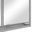 vidaXL Fürdőszobai tükörszekrény Beton Szürke 60 x 20 x 60 cm