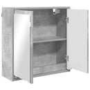 vidaXL Fürdőszobai tükörszekrény Beton Szürke 60 x 20 x 60 cm