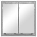 vidaXL Fürdőszobai tükörszekrény Beton Szürke 60 x 20 x 60 cm