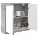 vidaXL Fürdőszobai tükörszekrény Beton Szürke 60 x 20 x 60 cm