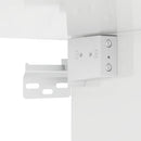 vidaXL Fürdőszobai tükörszekrény Magas Fényű Fehér 60 x 20 x 60 cm