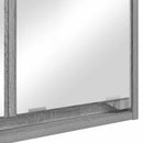 vidaXL Fürdőszobai tükörszekrény Szürke Sonoma 60 x 20 x 60 cm Faanyag