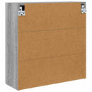 vidaXL Fürdőszobai tükörszekrény Szürke Sonoma 60 x 20 x 60 cm Faanyag