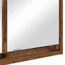 vidaXL Fürdőszobai tükörszekrény Öreg fa 60 x 20 x 60 cm Faanyag