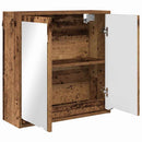 vidaXL Fürdőszobai tükörszekrény Öreg fa 60 x 20 x 60 cm Faanyag