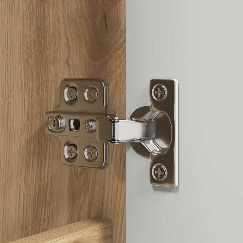 vidaXL Fürdőszobai tükörszekrény Artisan tölgy 60 x 20 x 60 cm Faanyag