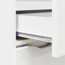 vidaXL Széf fiókkal Fehér 100 x 30 x 65,6 Faanyag