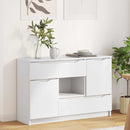vidaXL Széf fiókkal Fehér 100 x 30 x 65,6 Faanyag