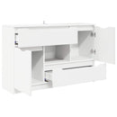 vidaXL Széf fiókkal Fehér 100 x 30 x 65,6 Faanyag