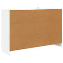 vidaXL Széf fiókkal Fehér 100 x 30 x 65,6 Faanyag