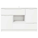 vidaXL Széf fiókkal Fehér 100 x 30 x 65,6 Faanyag