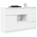 vidaXL Széf fiókkal Fehér 100 x 30 x 65,6 Faanyag