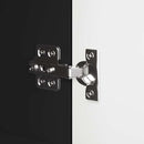 vidaXL Széf fiókkal Fekete 100 x 30 x 65,6 Faanyag