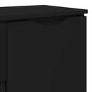 vidaXL Széf fiókkal Fekete 100 x 30 x 65,6 Faanyag