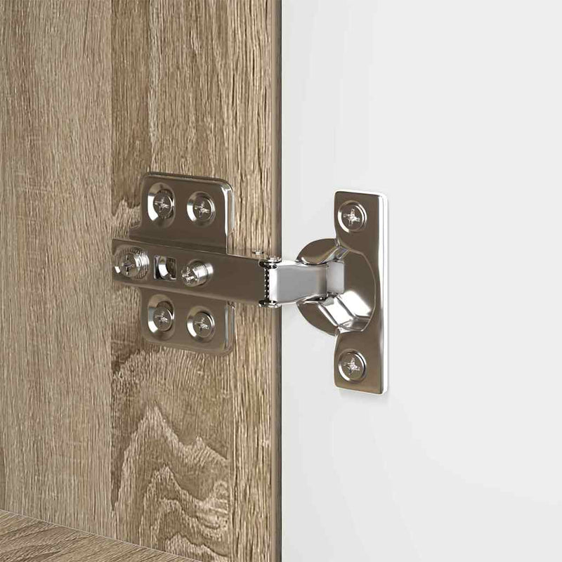 vidaXL Széf fiókkal Sonoma tölgy 100 x 30 x 65,6 Faanyag