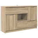 vidaXL Széf fiókkal Sonoma tölgy 100 x 30 x 65,6 Faanyag