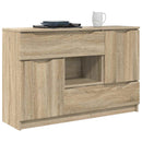 vidaXL Széf fiókkal Sonoma tölgy 100 x 30 x 65,6 Faanyag