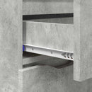 vidaXL Széf fiókkal Beton Szürke 100 x 30 x 65,6 Faanyag