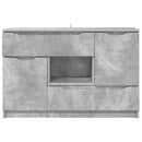 vidaXL Széf fiókkal Beton Szürke 100 x 30 x 65,6 Faanyag