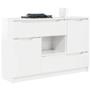 vidaXL Széf fiókkal Magas Fényű Fehér 100 x 30 x 65,6 Faanyag