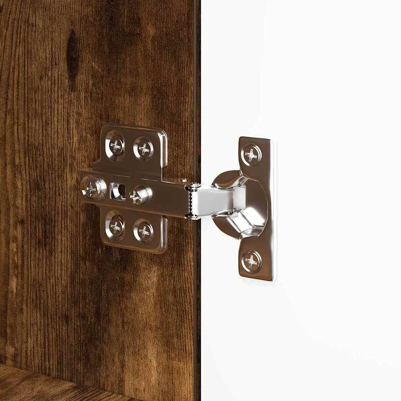 vidaXL Széf fiókkal Füstölt tölgy 100 x 30 x 65,6 Faanyag