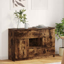 vidaXL Széf fiókkal Füstölt tölgy 100 x 30 x 65,6 Faanyag