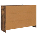 vidaXL Széf fiókkal Füstölt tölgy 100 x 30 x 65,6 Faanyag