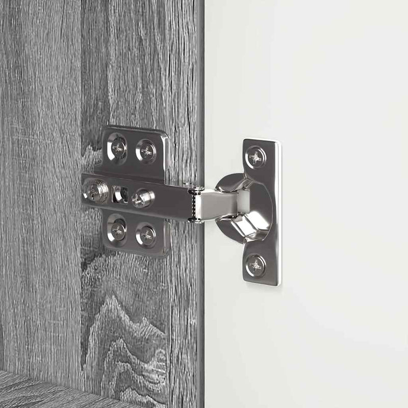 vidaXL Széf fiókkal Szürke Sonoma 100 x 30 x 65,6 Faanyag