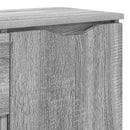vidaXL Széf fiókkal Szürke Sonoma 100 x 30 x 65,6 Faanyag