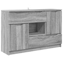 vidaXL Széf fiókkal Szürke Sonoma 100 x 30 x 65,6 Faanyag