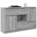 vidaXL Széf fiókkal Szürke Sonoma 100 x 30 x 65,6 Faanyag