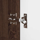 vidaXL Széf fiókkal Barna Tölgy 100 x 30 x 65,6 Faanyag