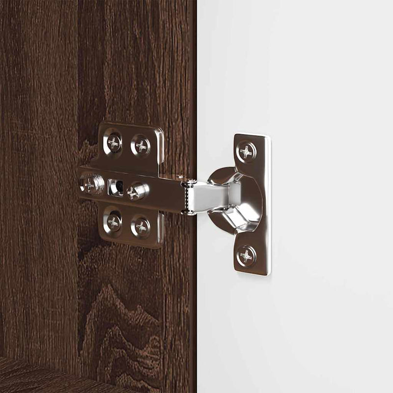 vidaXL Széf fiókkal Barna Tölgy 100 x 30 x 65,6 Faanyag