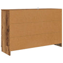 vidaXL Széf fiókkal Öreg fa 100 x 30 x 65,6 Faanyag