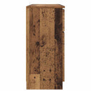 vidaXL Széf fiókkal Öreg fa 100 x 30 x 65,6 Faanyag