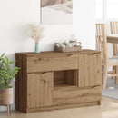 vidaXL Széf Artisan tölgy 100 x 30 x 65,6 Faanyag
