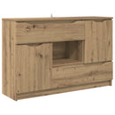 vidaXL Széf Artisan tölgy 100 x 30 x 65,6 Faanyag