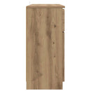 vidaXL Széf fiókkal Artisan tölgy 100 x 30 x 65,6 Faanyag