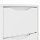 vidaXL Éjjeli asztal fiókkal Fehér 30,5 x 30 x 43 cm Faanyag