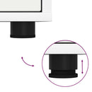 vidaXL Éjjeliszekrények fiókkal 2 pcs Fehér 30,5 x 30 x 43 cm Faanyag