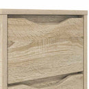 vidaXL Éjjeli asztal fiókkal Sonoma tölgy 30,5 x 30 x 43 cm Faanyag