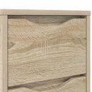 vidaXL Éjjeli asztal Sonoma tölgy 30,5 x 30 x 43 cm Szerelt Fa