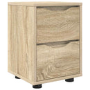 vidaXL Éjjeli asztal Sonoma tölgy 30,5 x 30 x 43 cm Szerelt Fa