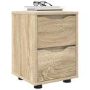 vidaXL Éjjeliszekrények 2 pcs Sonoma tölgy 30,5 x 30 x 43 cm Faanyag