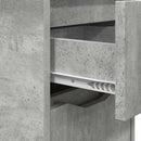 vidaXL Éjjeli asztal fiókkal Beton Szürke 30,5 x 30 x 43 cm Faanyag