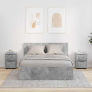 vidaXL Éjjeliszekrények 2 pcs Beton Szürke 30,5 x 30 x 43 cm Faanyag