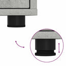 vidaXL Éjjeliszekrények 2 pcs Beton Szürke 30,5 x 30 x 43 cm Faanyag