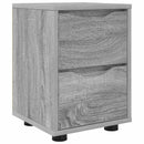 vidaXL Éjjeli asztal fiókkal Szürke Sonoma 30,5 x 30 x 43 cm Faanyag